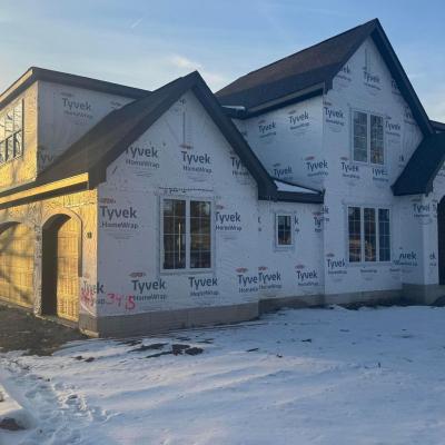 Front Elevation Progress