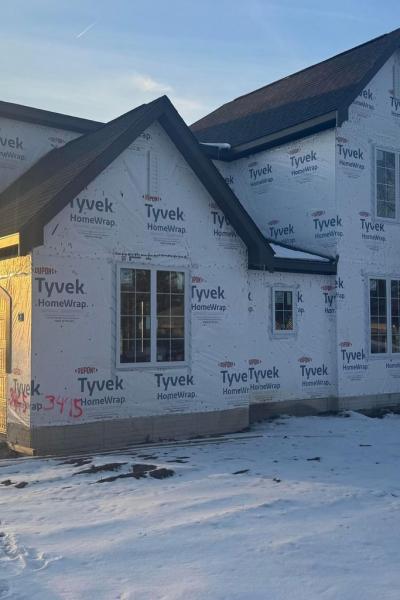 Front Elevation Progress